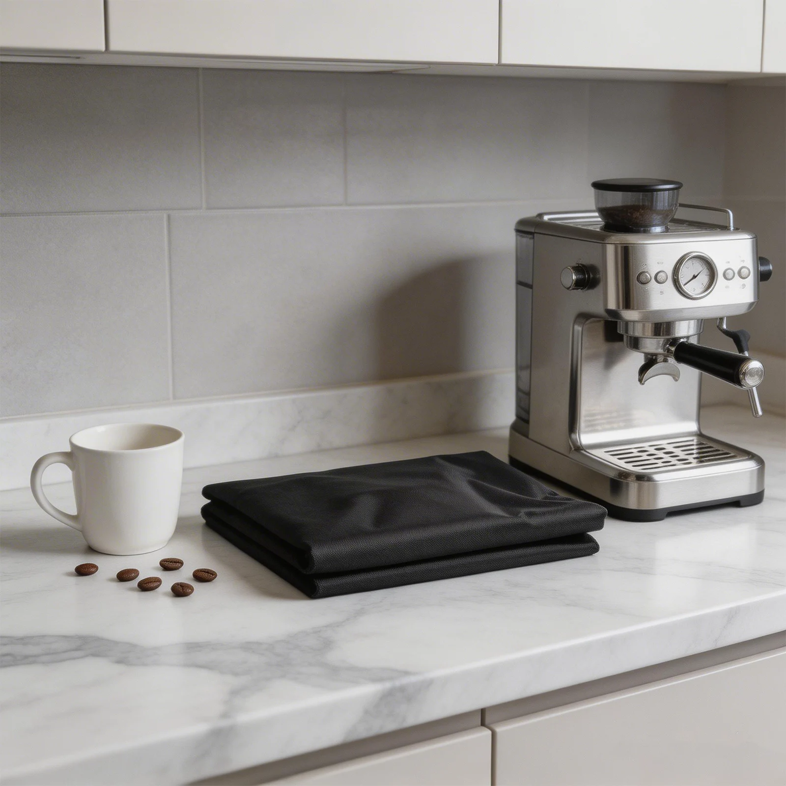 먼지 방지 커버 커피 먼지 방지 커버 420D 옥스포드 천 커피 머신 커버 접이식 내마모성 청소가 용이함 꼭 맞는 형태
