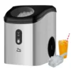 Countertop Ice Maker with Soft Chewable Ice, Portable Ice Maker with Self-Cleaning, 33Lbs/24Hrs, One-Key Operation 6