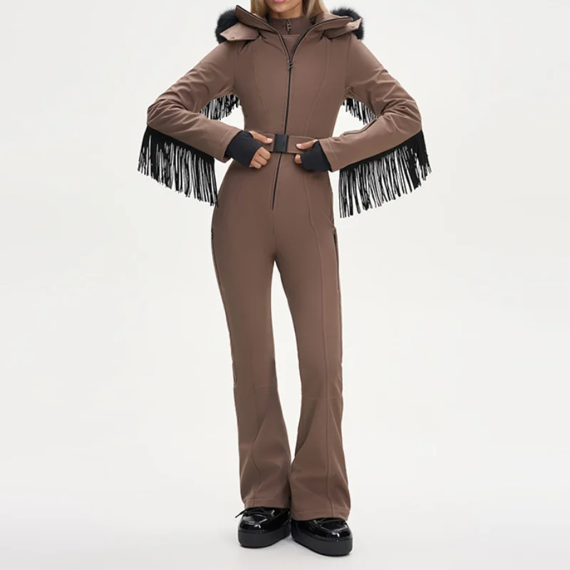 Women One Piece Ski Suit Image 12
