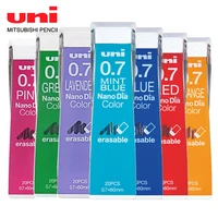 1pcs Japan UNI Color Lead 0.7mm Erasable Mechanical Pencil Refill Nano Dia 202NDC Non Breakable Cute School Art Supplies 1