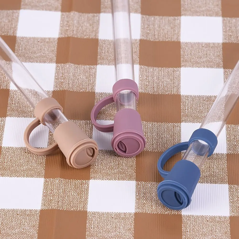 12MM Straw Cover Food Grade Plastic Reusable Dust-proof Mini Universal  Glass Straw Tip Plug Topper Protector Kitchen Supplies - AliExpress