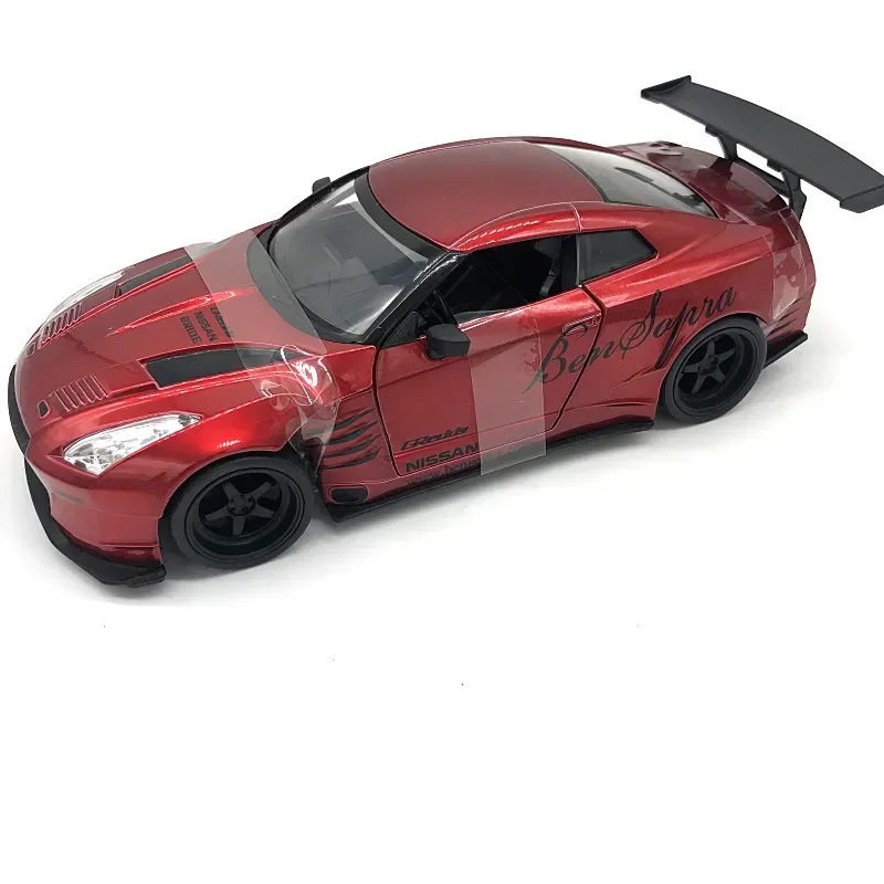 Jada 1:24 Fast and Furious Nissan GTR R35 wide body High Simulation Diecast Car Metal Alloy Model Car Toy for Gift Collection jada 1 24 fast