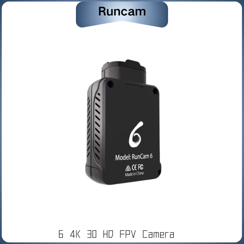 Runcam 6 4K HD Camera IMX377 30fps 155°FOV WiFi FPV Sports Action Cam 128x64 OLED Display Set for RC Drone Airplane Model
