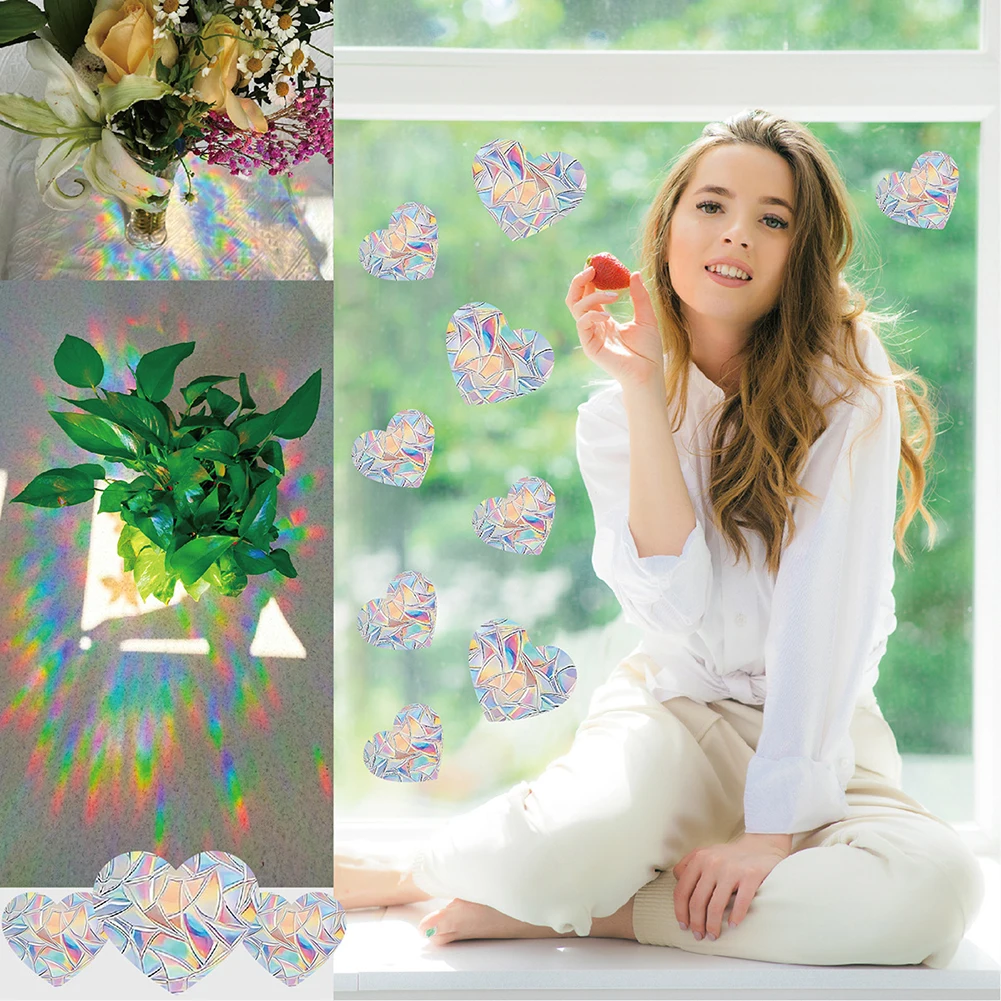 Description Picture 4 of itemElectrostatic Rainbow Window Film Creative Chic Lightcatcher Rainbow Sticker Prismatic Butterfly Accessories Home Decorations