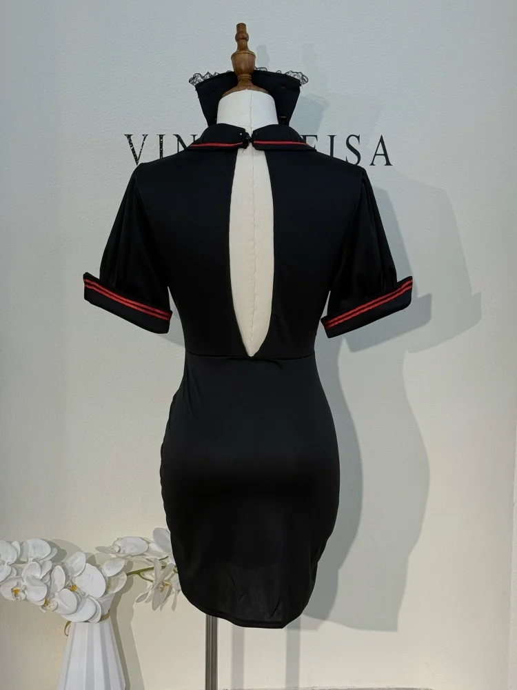 Robe d'Infirmière Sexy Dos Nu avec Coiffe – photo 7