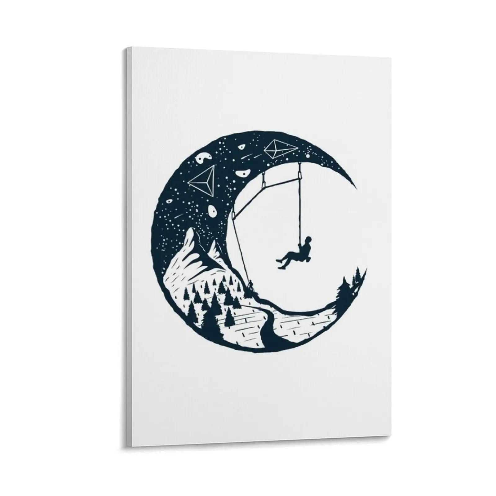 

Climber's Sky Climbing Canvas Painting decoration for the room interior paintings nordic home decor