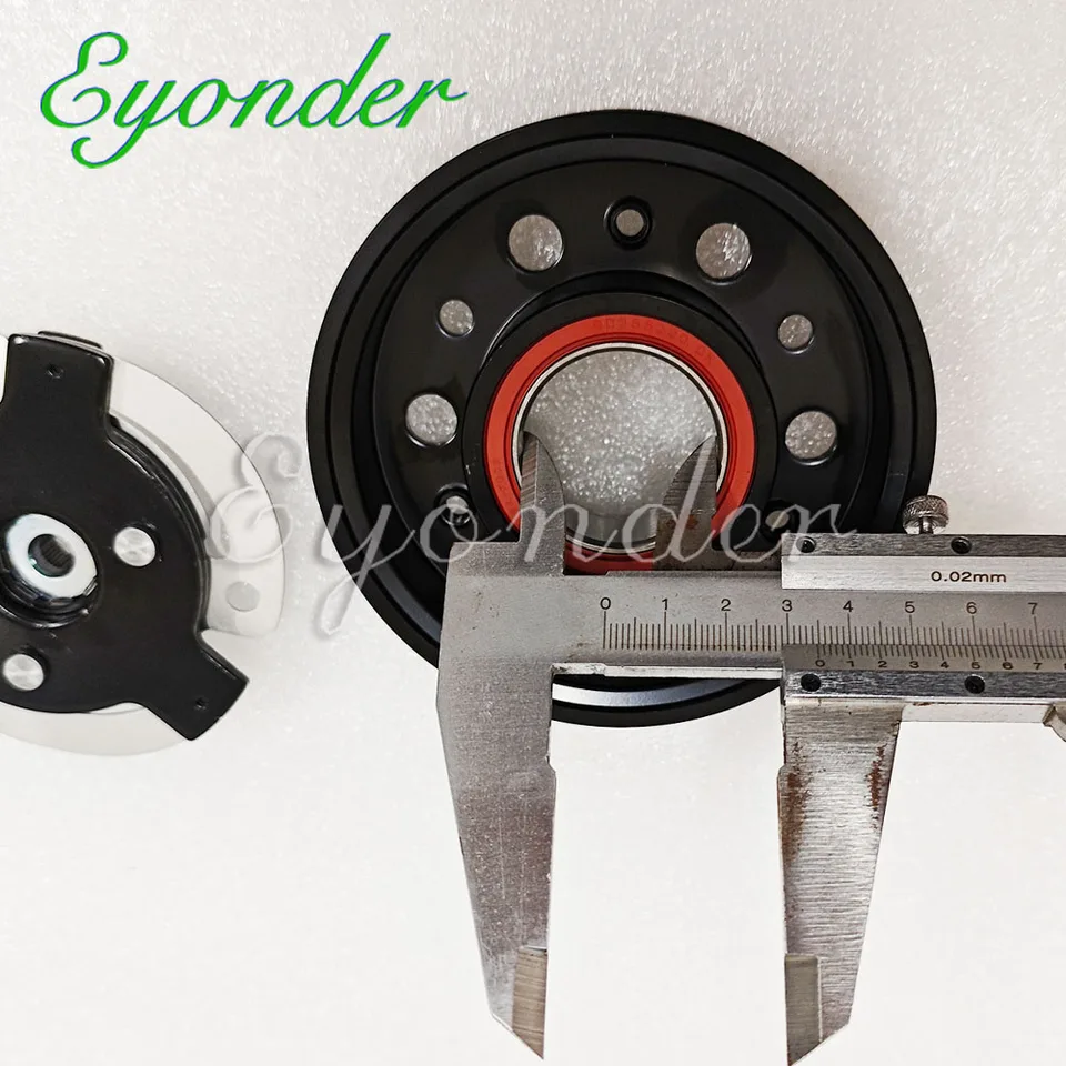 6PK Serpentine Pulley AC A/C Air Conditioning Compressor Clutch Pulley ...