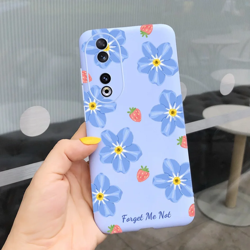 Fashion Leopard Painted Matte Soft Phone Case for Huawei Honor 90 Series