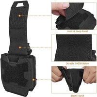 Тактический чехол для наручников Molle, чехол-держатель для скоб, универсальная кобура для наручников, стандартная цепочка для манжет, чехол для ремня — изображение 4