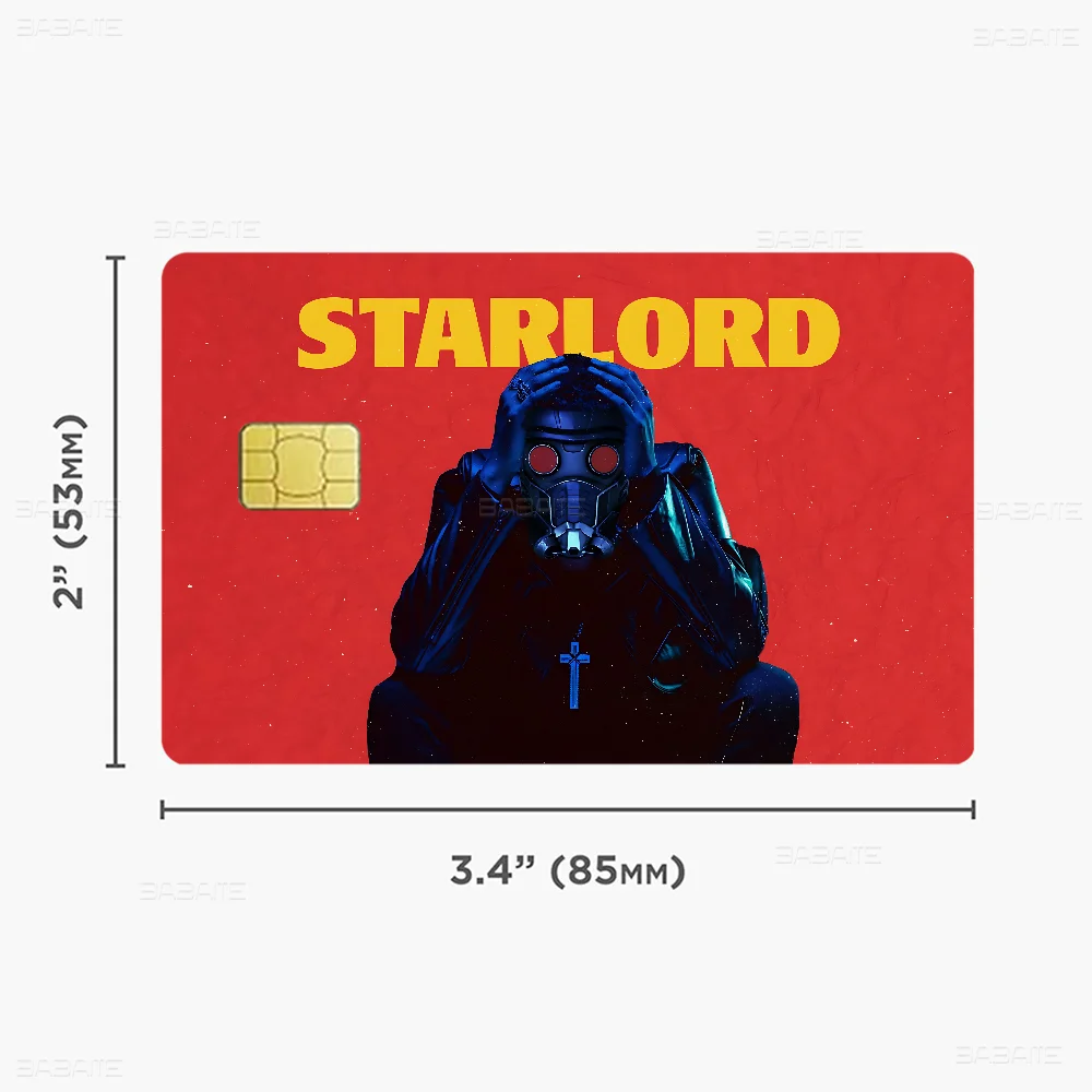 The Weeknd Anime Front Cover Film Sticker Skin