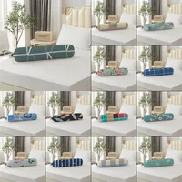 1PC 106X35CM Cylindrical Pillow Case Long Pillow Cover Comfortable Pillow Case Neck Bolster Headrest Cushion Cover Home Decor 1
