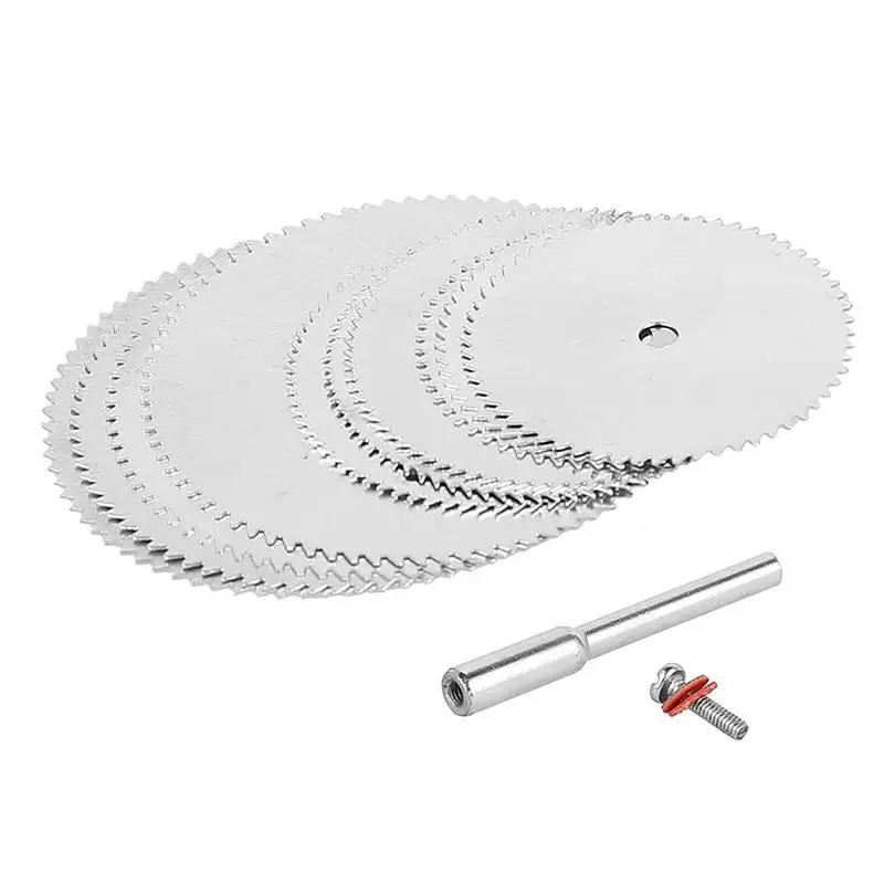 

11 Piece Metal Cutting Disc Set 22/25/32mm Stainless Steel Circular Saw Blade Accessories High-Speed Mini Electric Grinding