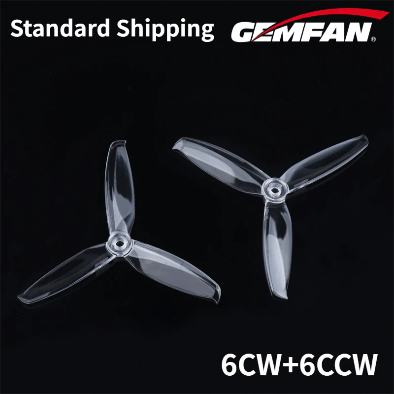 

6 пар (6CW + 6CCW) Gemfan windмансер 5042 5X4.2X3 3-лопастные PC пропеллеры для RC FPV Freestyle 5-дюймовые дроны DIY части 2205 2306