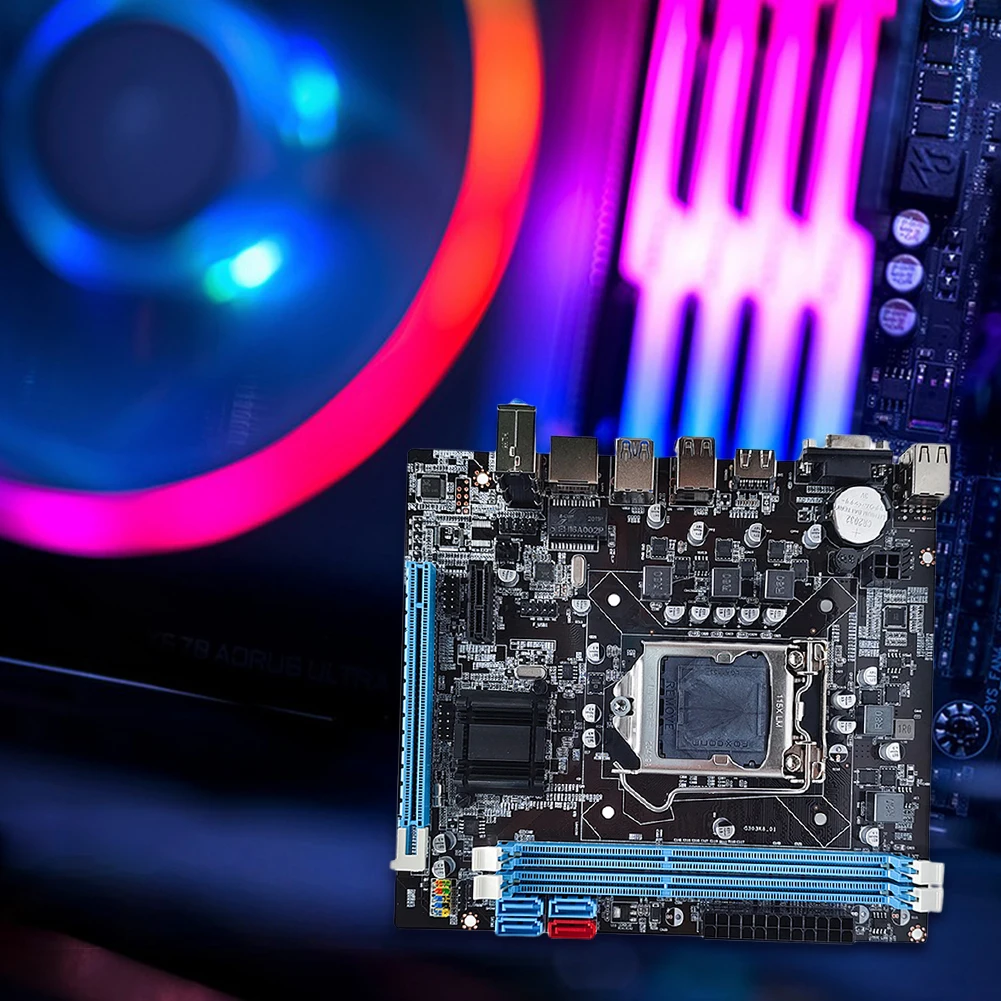 B75 Motherboard LGA1151 16GB M.2 NVME Support 2XDDR4 For 6/7/8Th 14Nm CPU Desktop Computer Motherboard B75 LGA1155 Dual channel
