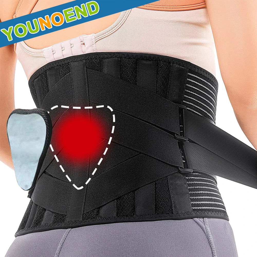 Back Brace For Lower Back Pain Relief,breathable Adjustable Back