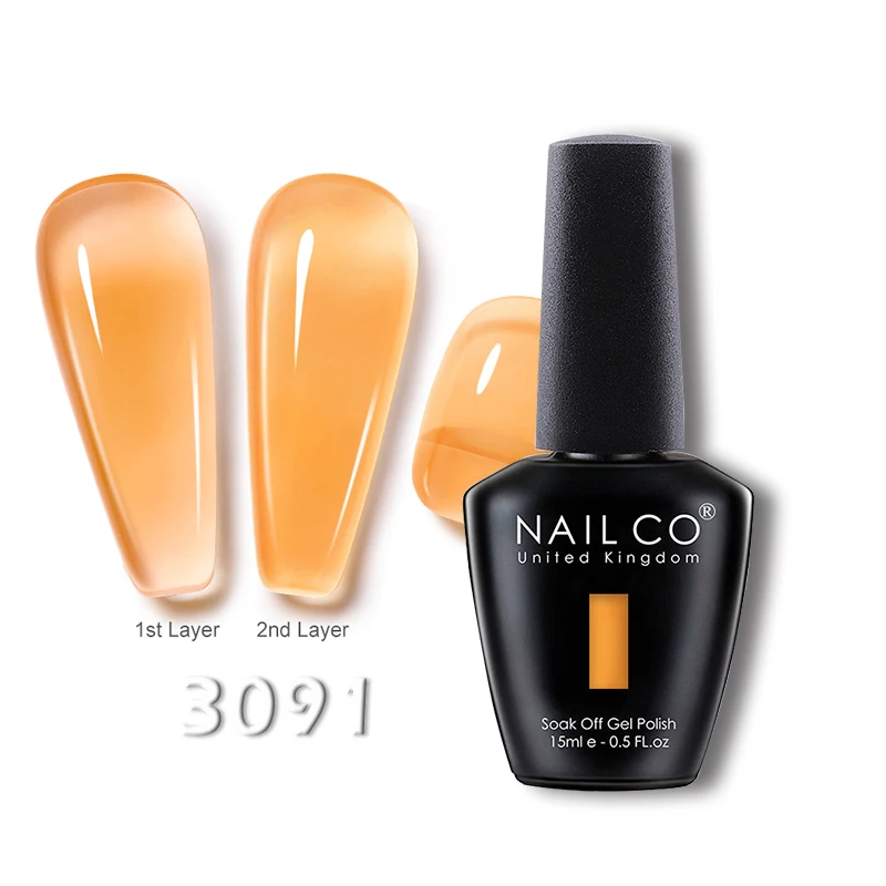 Jelly Gel Nail Polish 15ml - Translucent Hybrid Gel Enamel for Long-lasting Manicure