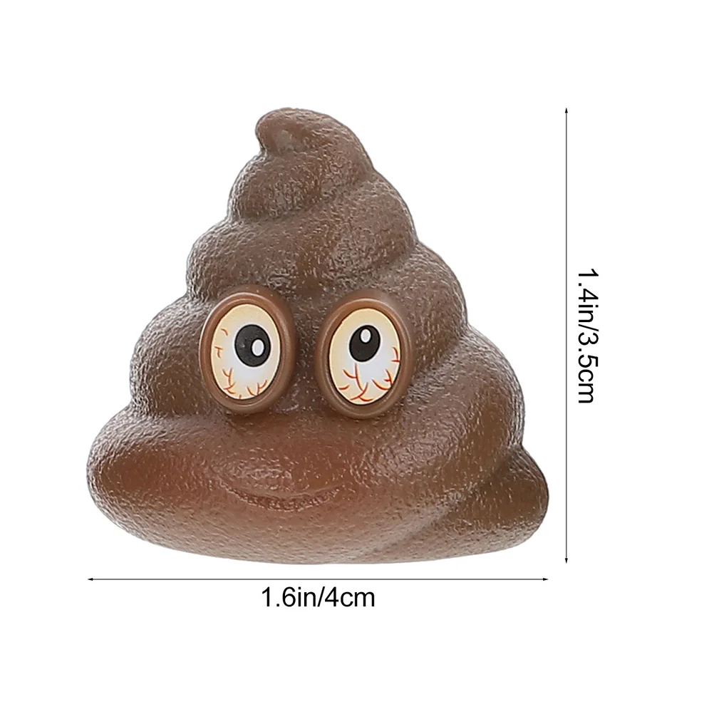 Poop Toys Realistic Fake Prank Poops Imitation Mini Flinging Floating Ball Kid Gifts