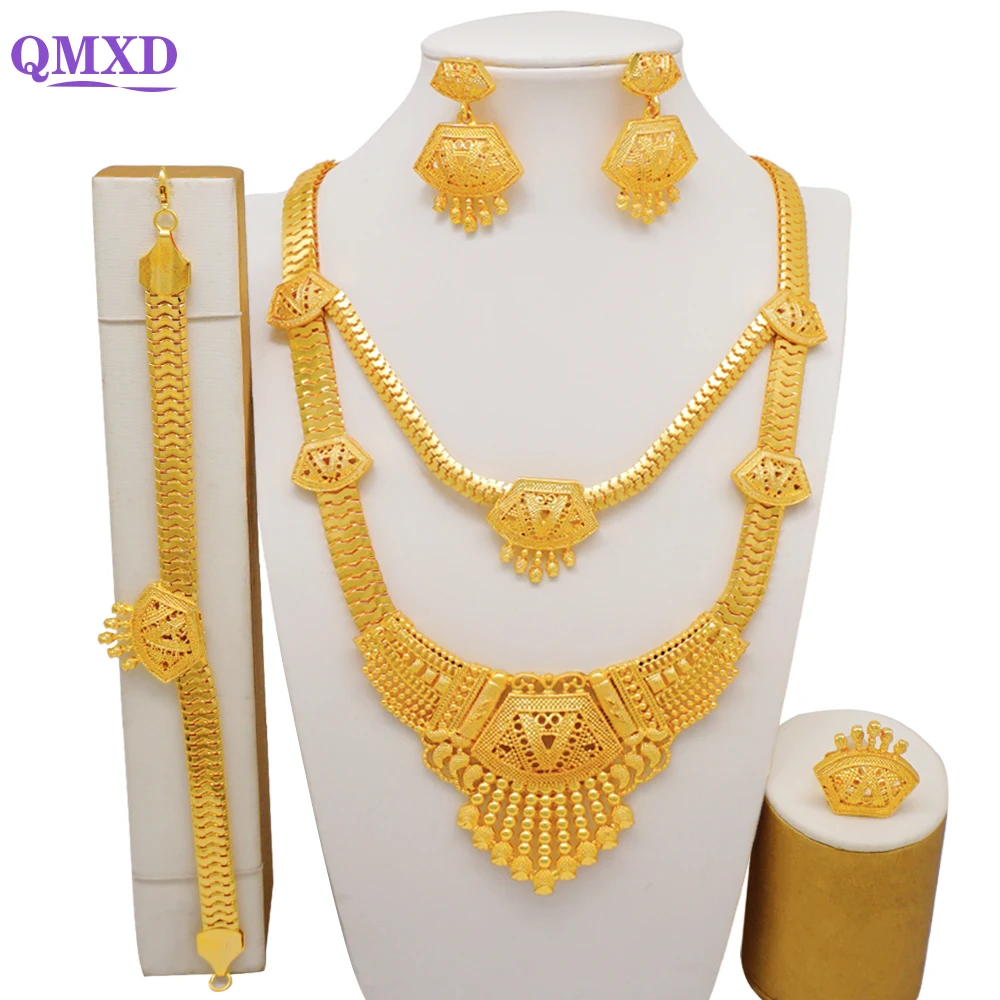 Buy Pretty Earrings and Necklace Set With Diamonds Online | ORRA