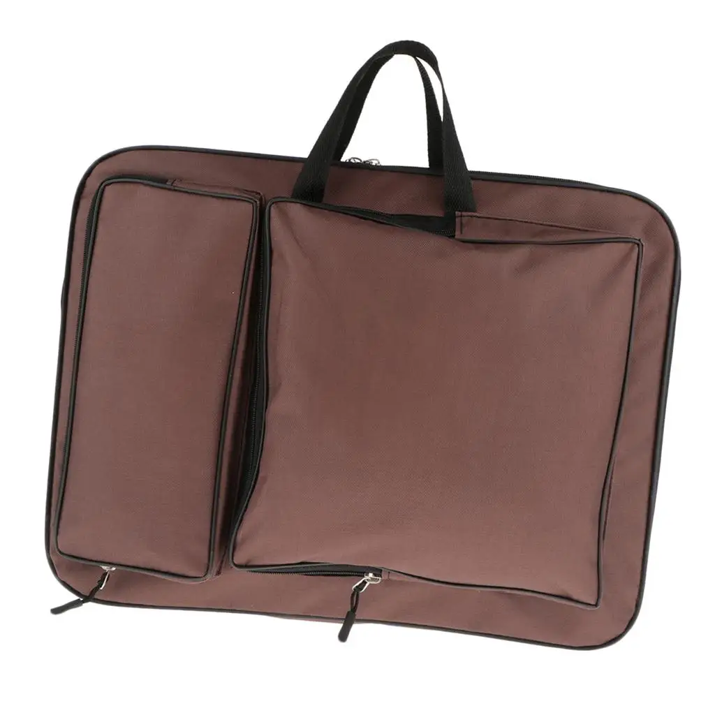 Canvas Artist Portfolio Tote Backpack  For Art Supplies Storage 3