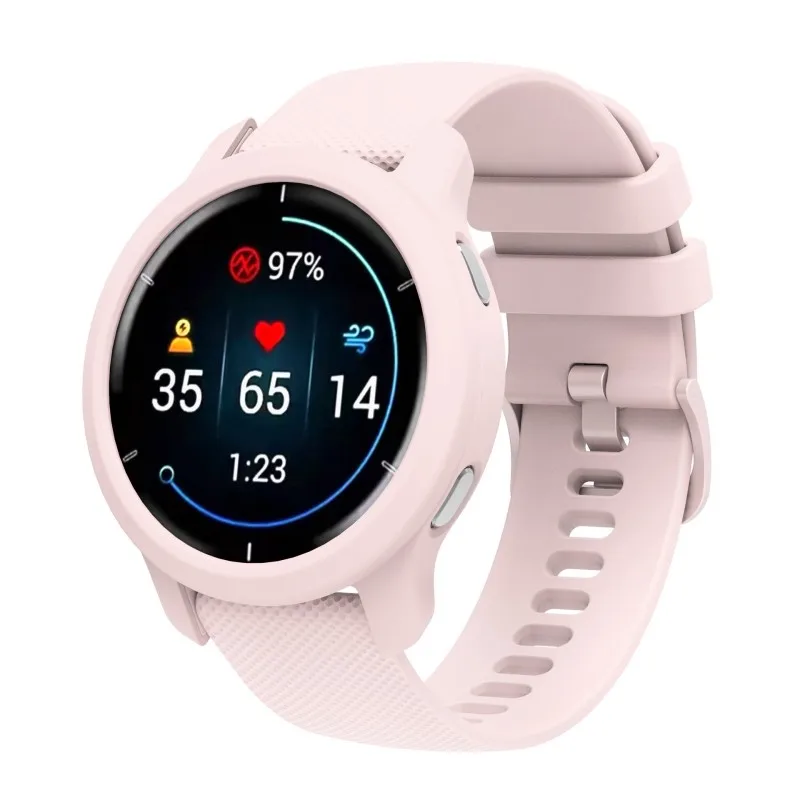 Soft Silicone Strap and Protective Bumper Case