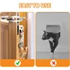 New Cat in Out Pet Elastic Gate Lock Flex Latch Strap Adjustable Dog Door Punch-Free Pet Door Opener  Dog Cats Pet Supplies 6