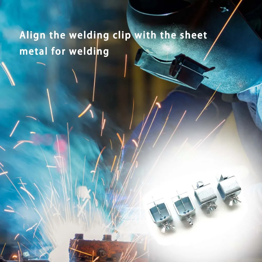 

4pcs Welding Clamps Butterflies Table Clip Soldering Holders Tools Clamp Panel Precision Tools for Solder Accessories