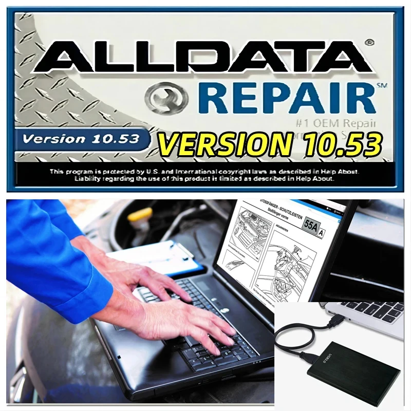 

Alldata 2024 Hot sale alldata10.53 repair software m vivid workshop atsg aut.da.a Els.aWin 49 in 1tb hdd auto repair all