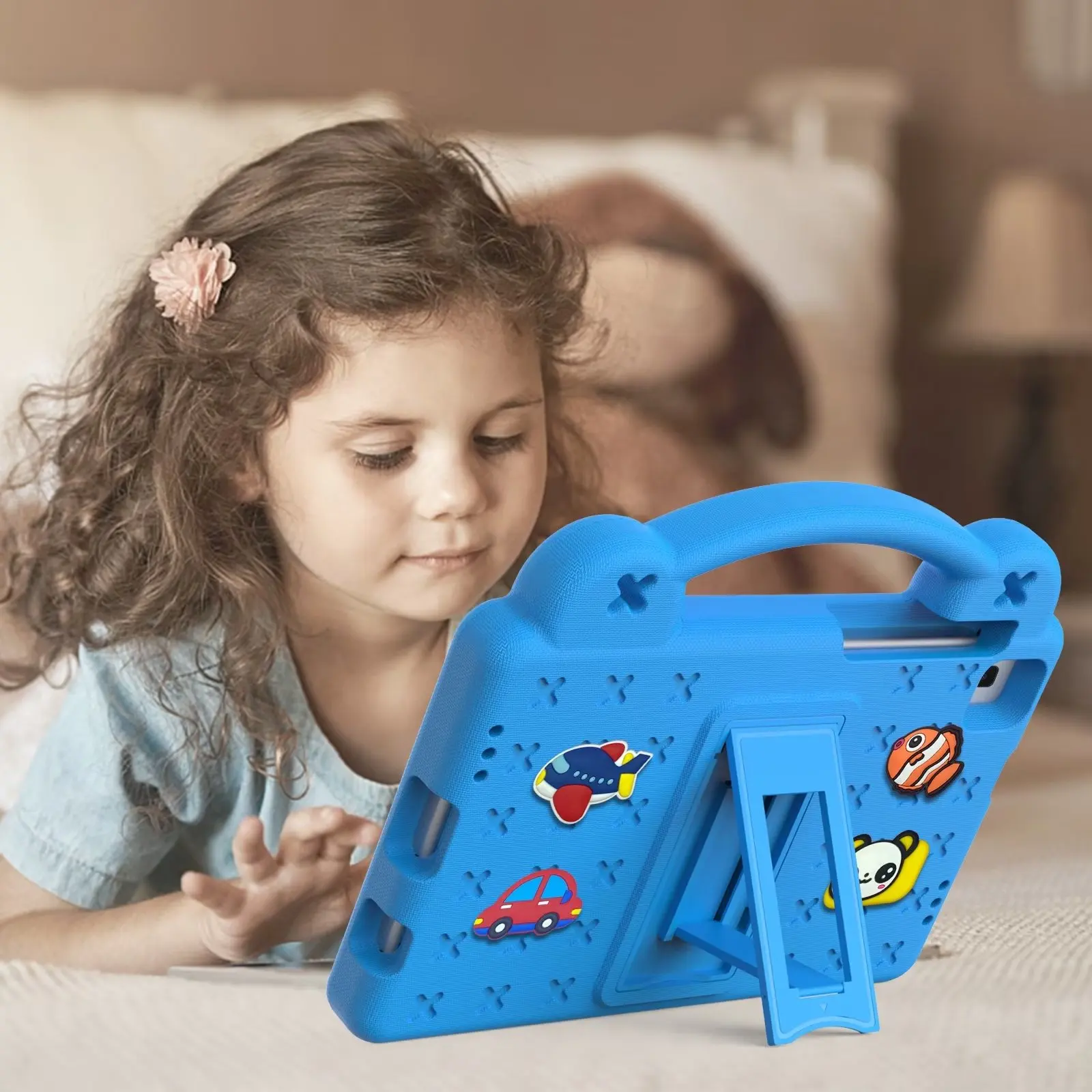 Per Samsung Galaxy Tab A 10.1 2019 Sm-T510 Sm-T515 T515 T510 Custodia Per Bambini Tablet Eva Foam Stand Cover + Penna