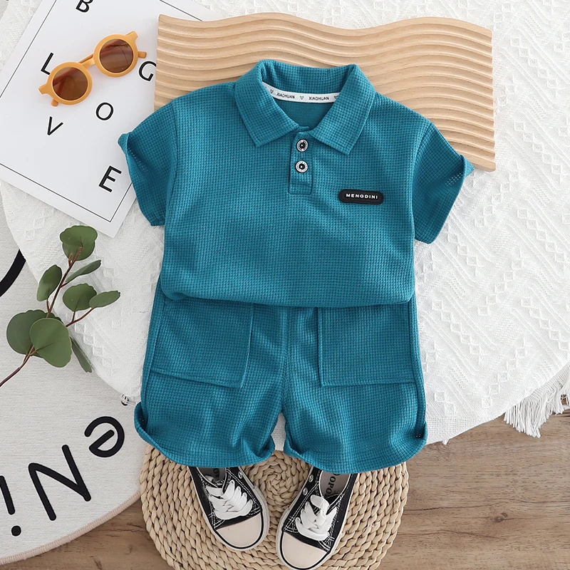 Boys Polo Shorts Set 4
