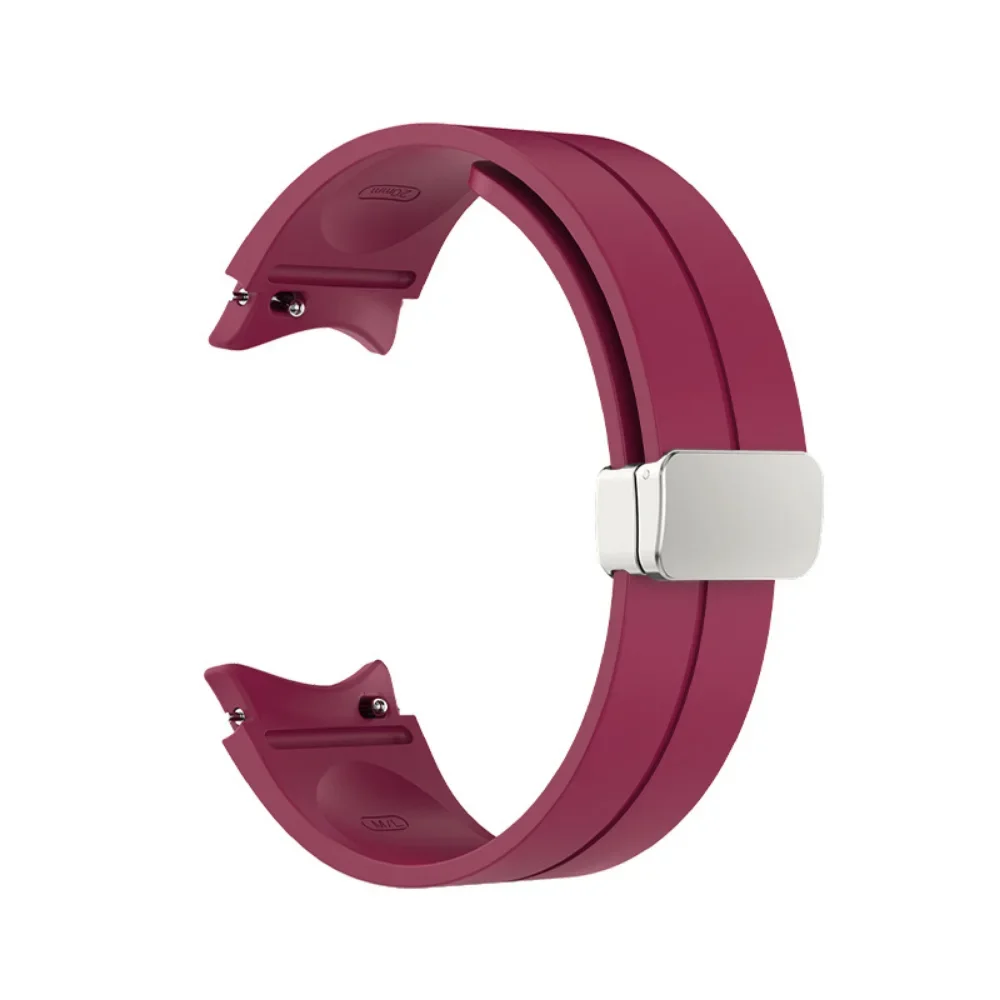 Magnetic Buckle Silicone Watch Band with 20mm Strap Width