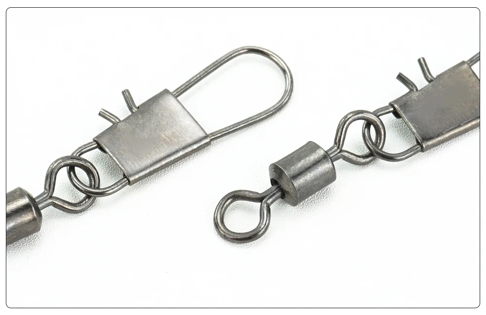 Hirisi 20 stücke Karpfen Angeln Edelstahl Snap Connector Angeln Schnell wechsel Schwenk Terminal Tackle Ag149 – Detail 4