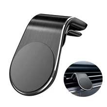 Magnetic Car phone Holder Stand For xiaomi redmi note 5a note 8 360 Metal Air vent Magnetic Holder in Car GPS Mount Holder
