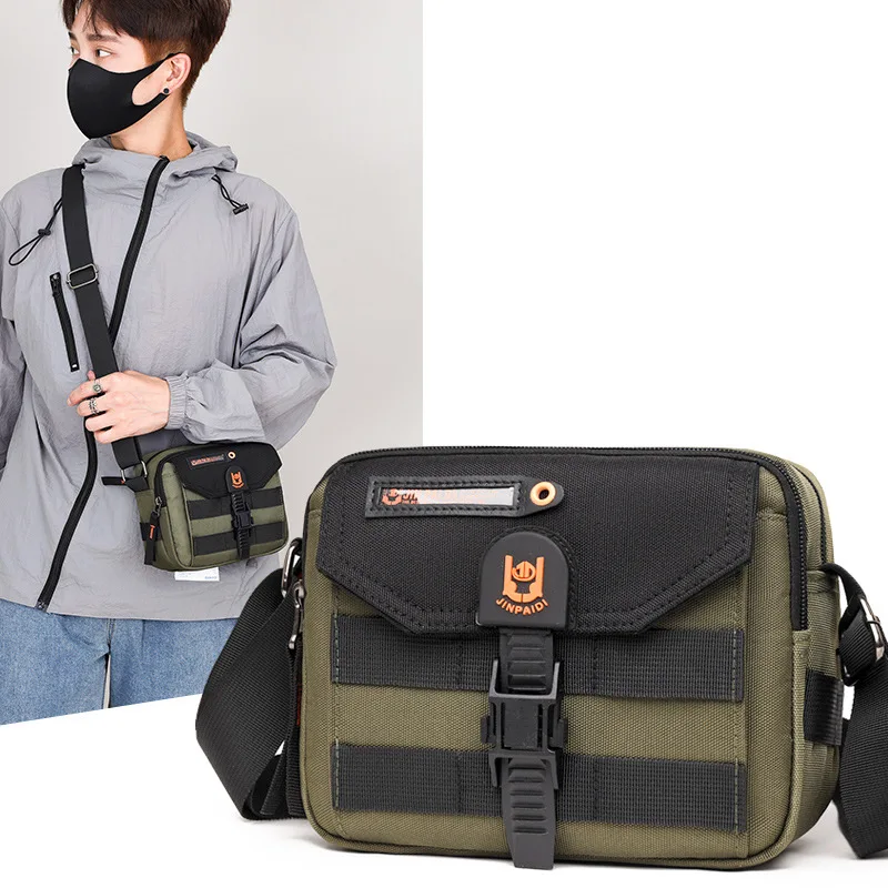 

Male's Outdoor Sports Crossbody Bag Fashion Waterproof Nylon Fabric Single Shoulder Bags New Multifunction Casual Bags XA261C