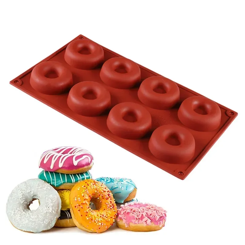 

Silicone DIY Donut Maker Non-Stick Baking Pastry Cookie Chocolate Mold Muffin Cake Mould Dessert Decorating Tools