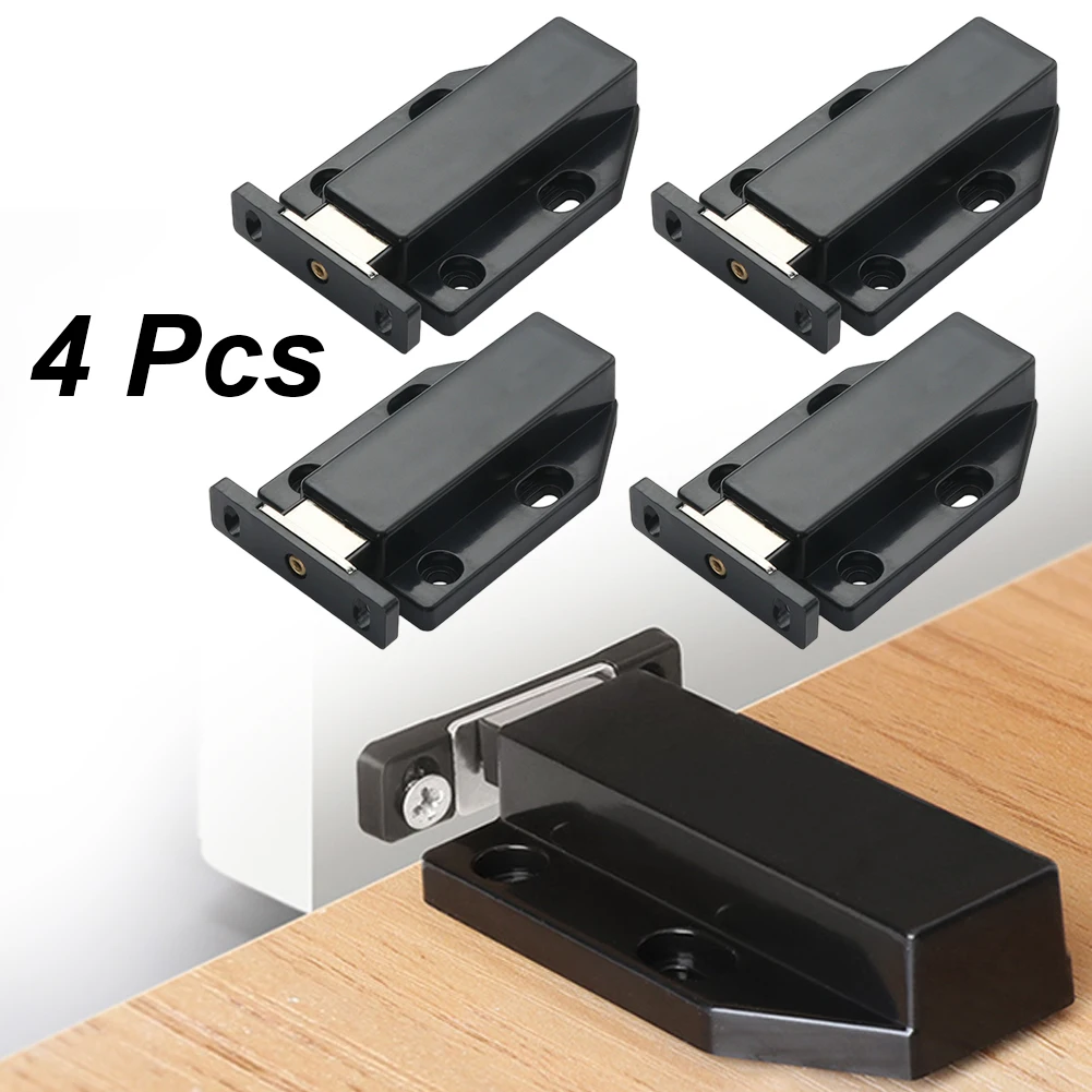 Magnetic Cabinet Catches Magnetic Catch Heavy Duty Trava Hardware da Porta Push to Open Touch Pcs Aço Inoxidável