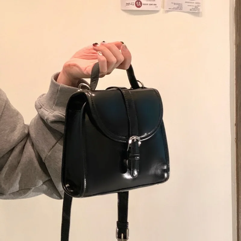 

Pu Leather Women's Small Square Shoulder Bag Fashion Design Ladies Tote Purse Messenger Bags Female Girls Crossbody Bag Handbags
