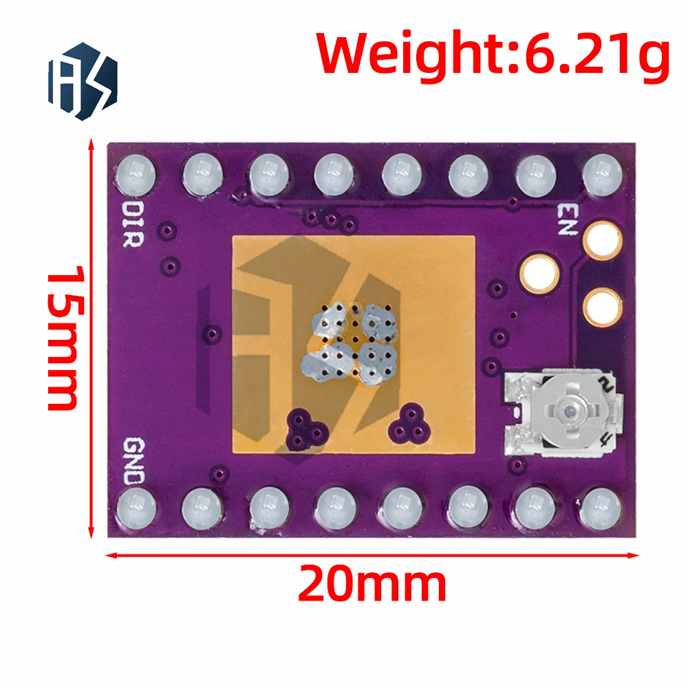 Telituny Stepper Motor TMC2209 Driver, 5 Pcs Stepper Motor Drive with Heat Sink Step/DIR Mode, Ultra Quiet 3D Printer Part Stepper Sticks for 3D Printer, Motherboard, CNC Tool Machine
