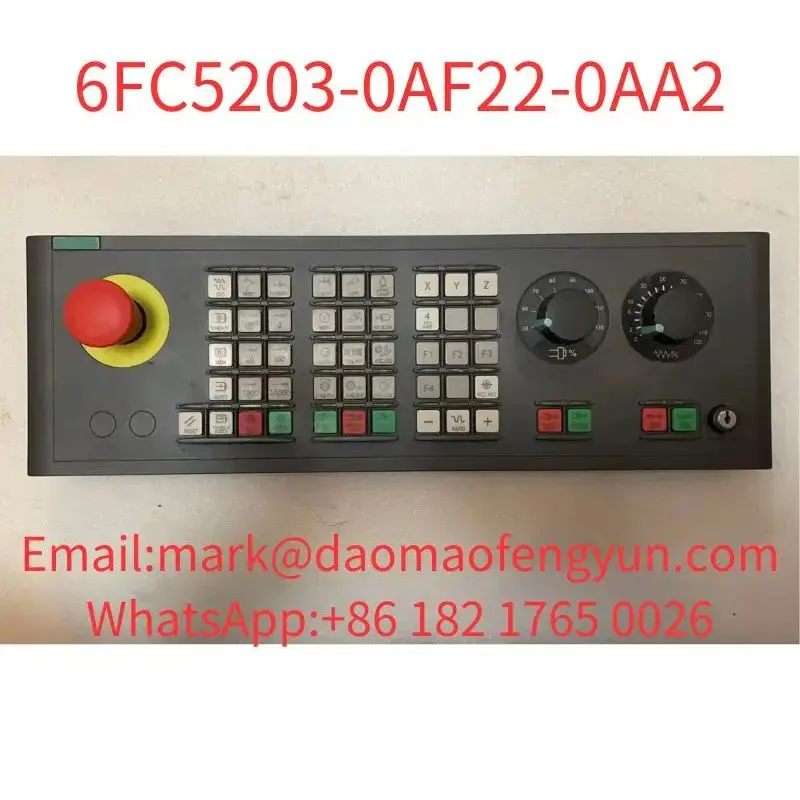 

6FC5203-0AF22-0AA2 Used Tested OK In Good Condition SINUMERIK machine control panel MCP 483C MPI