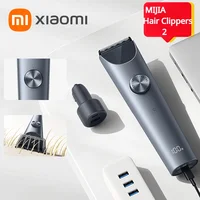 NEW XIAOMI MIJIA Hair Clippers 2 Titanium Alloy Blade Men Sideburns Electric Shaver Wireless Hair Cutting Trimmer Barber Cutter 1