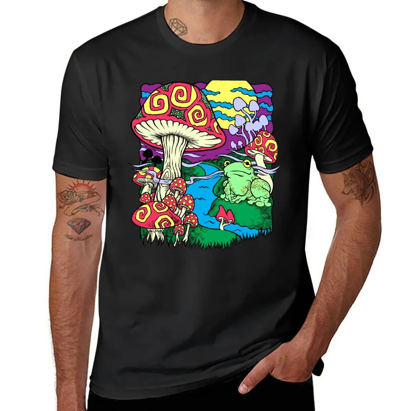 

New Mushroom Dream T-Shirt t-shirts man vintage t shirt Short sleeve tee black t shirts mens graphic t-shirts
