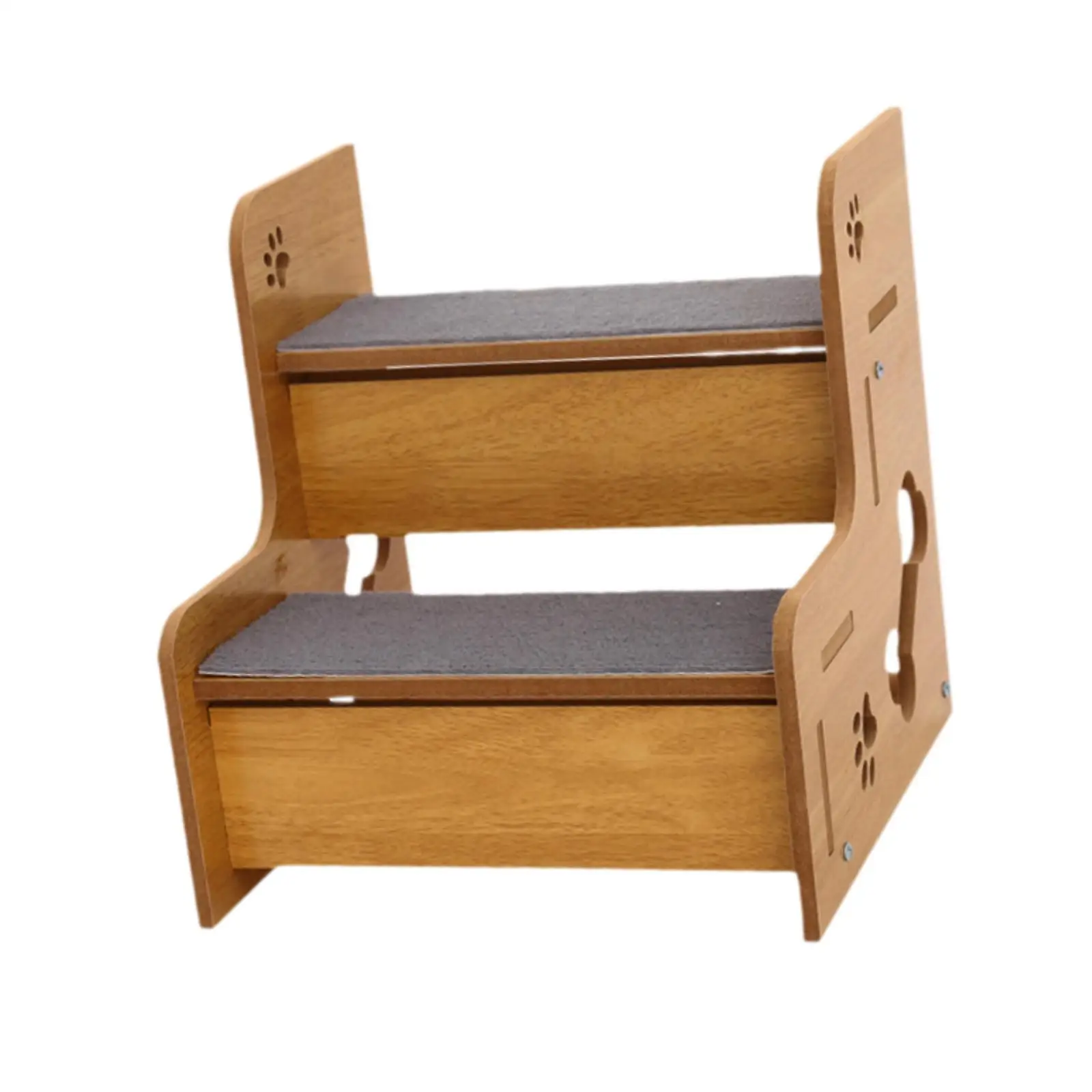 Wooden Pet Stairs Portable Sturdy Dog Ramps for Couches Window High Beds