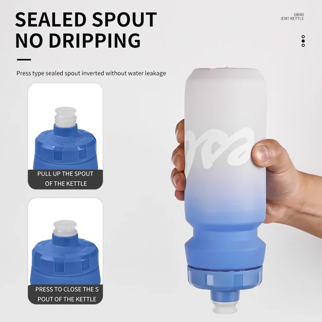 650ml Cycling Water Bottle Mountain Road Bicycle Squeeze Cup Outdoor Sports Portable Water Cup Cycling Equipment 5