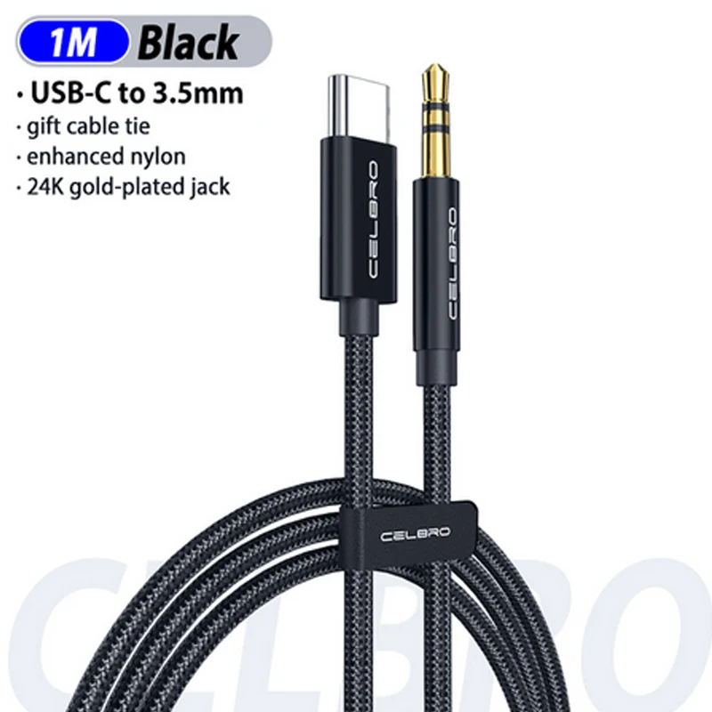 1M USB C to 3.5mm