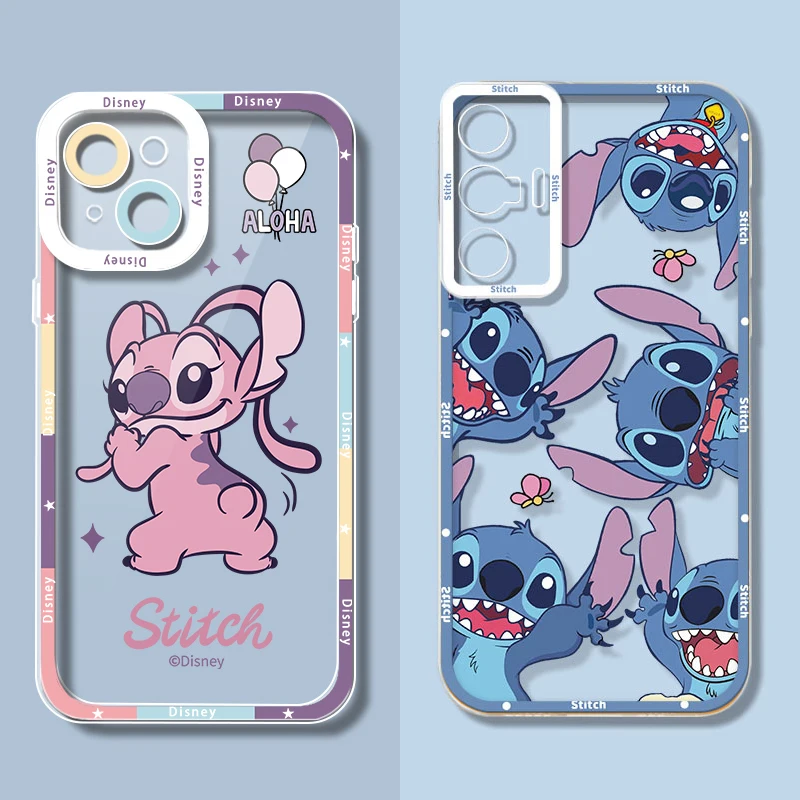 Custodia Morbida In Silicone Cartoon Disney Stitch Per Oneplus 8 8T 9 9T 10 Pro 9R 9Rt Nord One Plus 1 + 9R 1 + 8 1 + 8T 1 + 10Pro Cover Trasparente