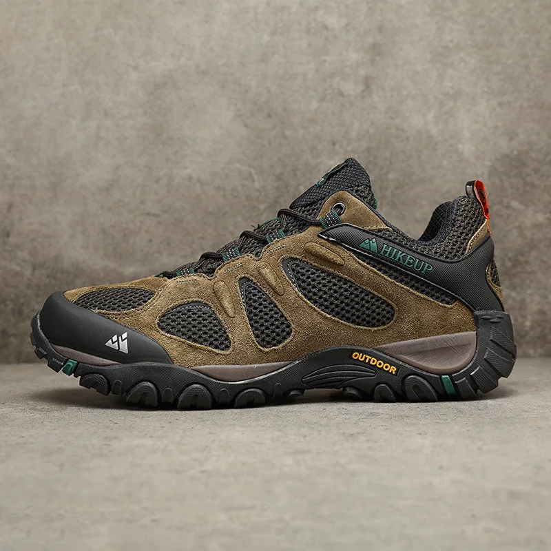 Hikeup männer schuhe atmungsaktiv spritz feste outdoor wanders chuhe bergsteigen sport herren jagd trekking sneaker – Detail 29