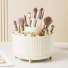 360° Rotating Jewelry Container Box Multifunctional Makeup Lipstick Container 6 Compartments for Home Bedroom Dresser 3