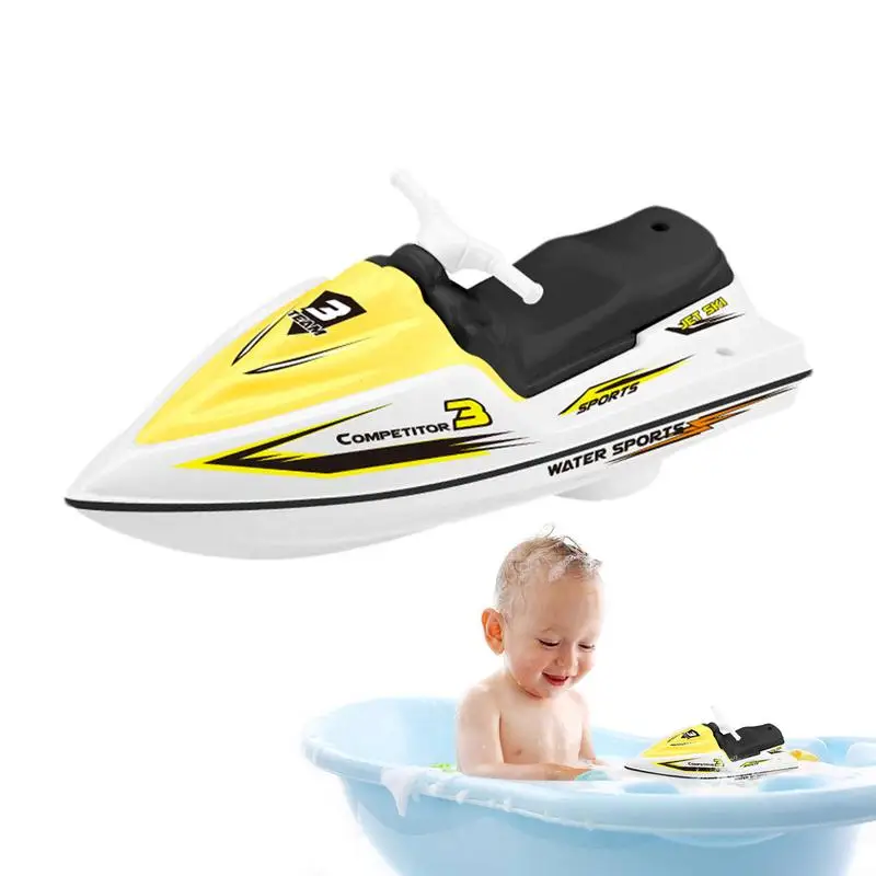 

Лодка, игрушки для ванной, водонепроницаемая фотолодка, маленький водный лыж, игрушка с двигателем, плот, водная игрушка, скоростная лодка, моторизованная детская игрушка для бассейна