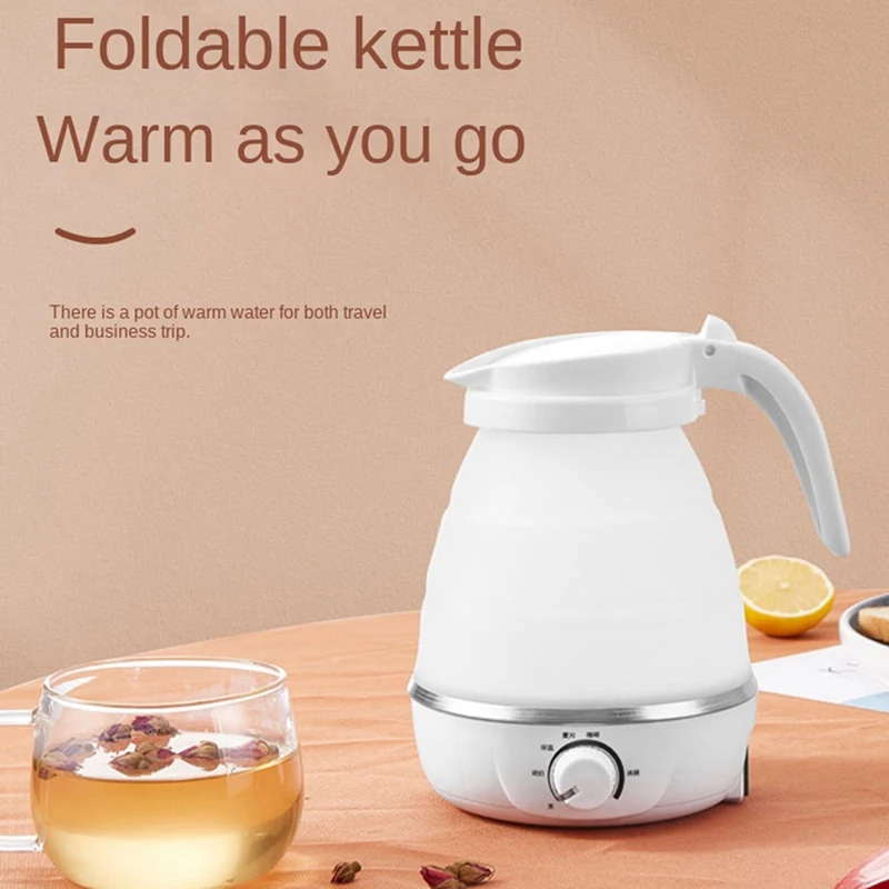 

Portable Temperature Adjustable Folding Electric Kettle Folding Water Boiler Quickly Boils Water 0.6L