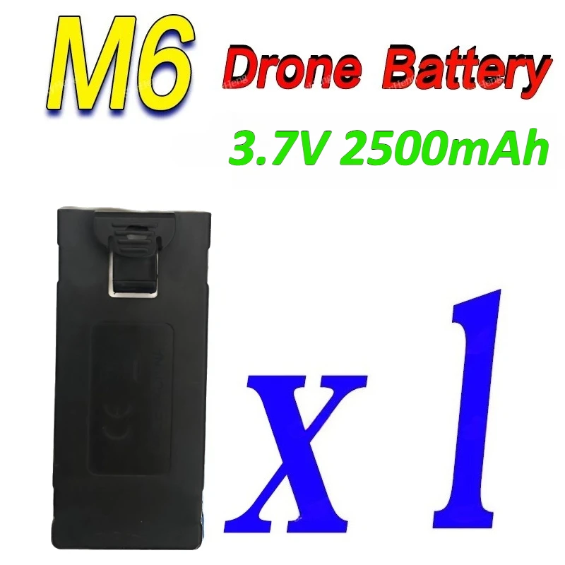 Batterie Drone M6 3.7V 2500mAh - Lot de 1, 2 ou 3