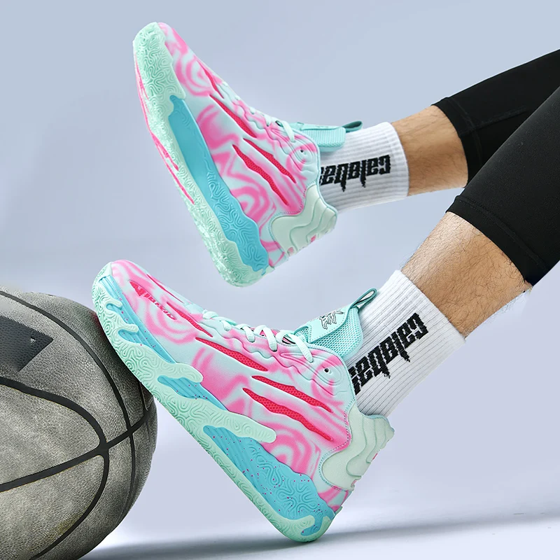 Three ball Three generation Lamelo Ball MB.01 Men's Basketball Shoes Actual Combat Cushioned Low-top Sneakers Cushioned Rebound basketball shoes